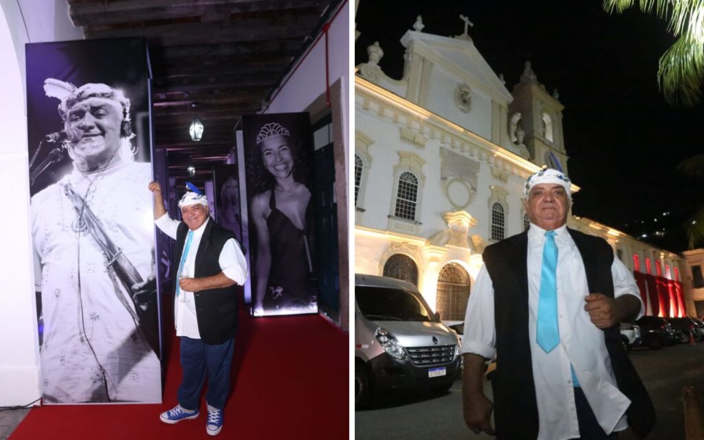 Gerônimo Santana no evento "Noite da Aclamação"em Salvador