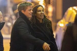 Brad Pitt e Inés de Ramón, juntos em Paris