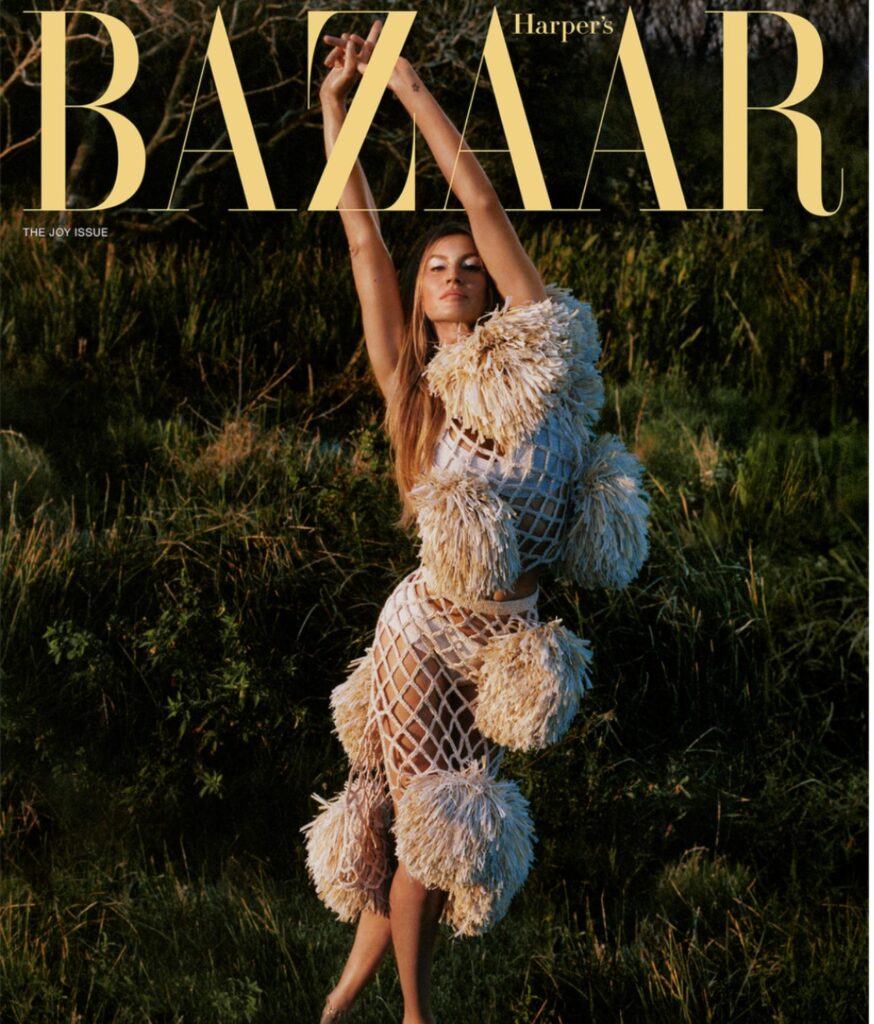Capa da Harper's Bazaar com Gisele Bündchen