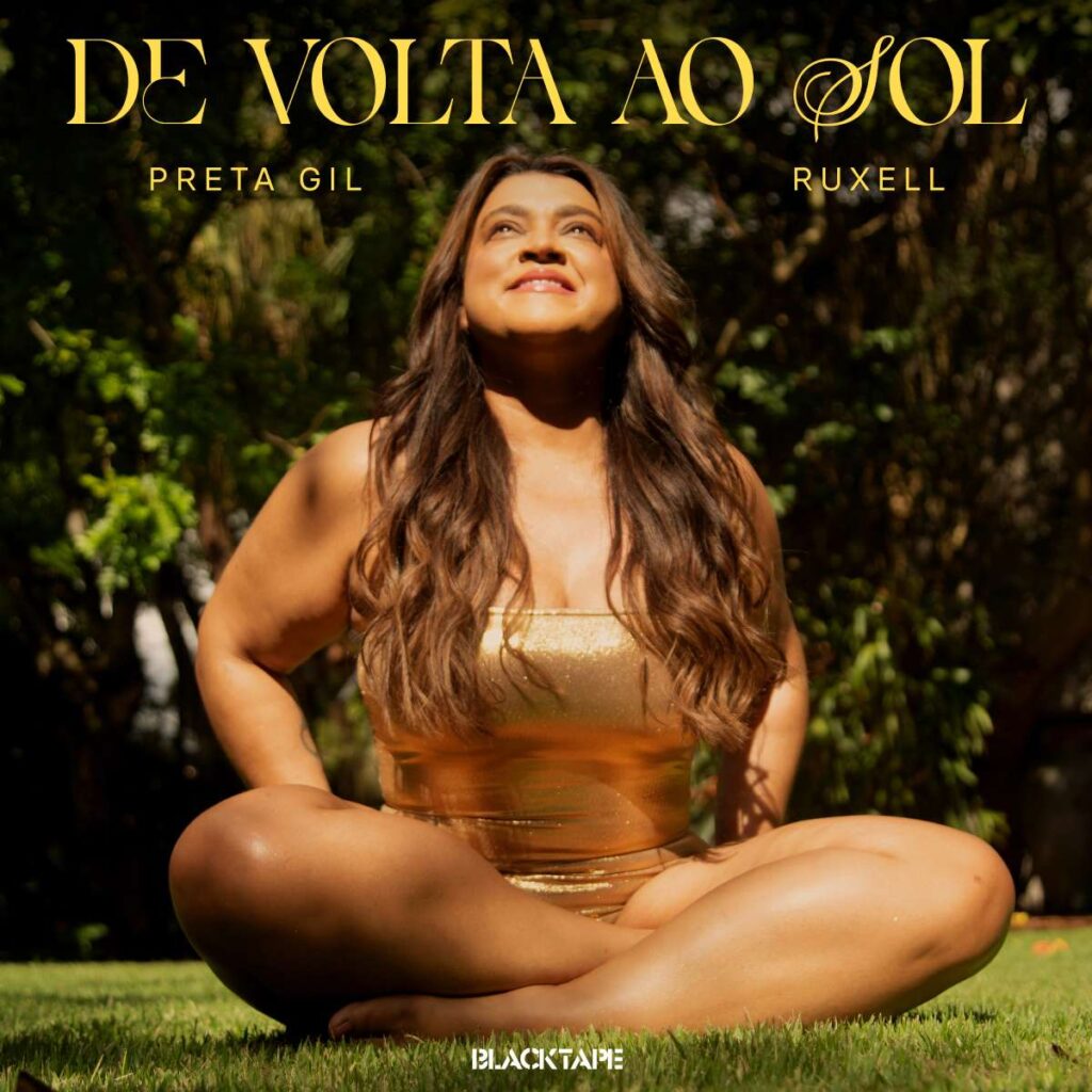 Capa do single "De Volta ao Sol", de Preta Gil e Ruxell