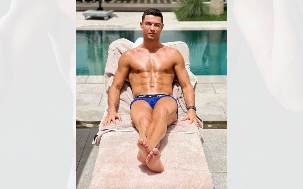 Cristiano Ronaldo e seu corpo impecável - Instagram