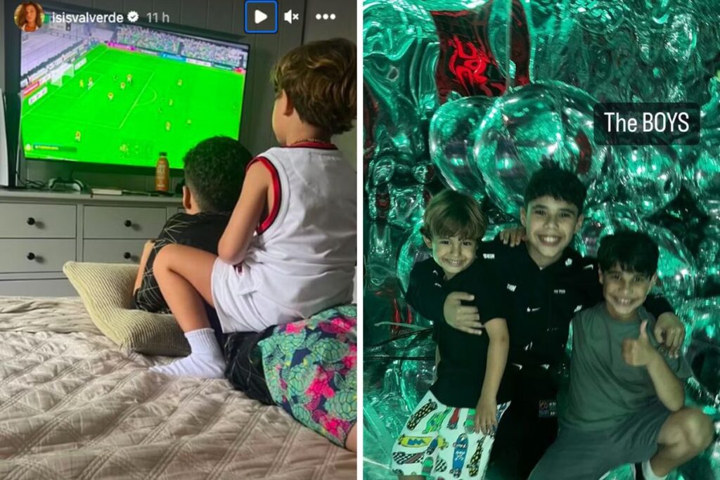 Isis Valverde mostra Rael e filhos de Wanessa juntos (Reprodução/Instagram)