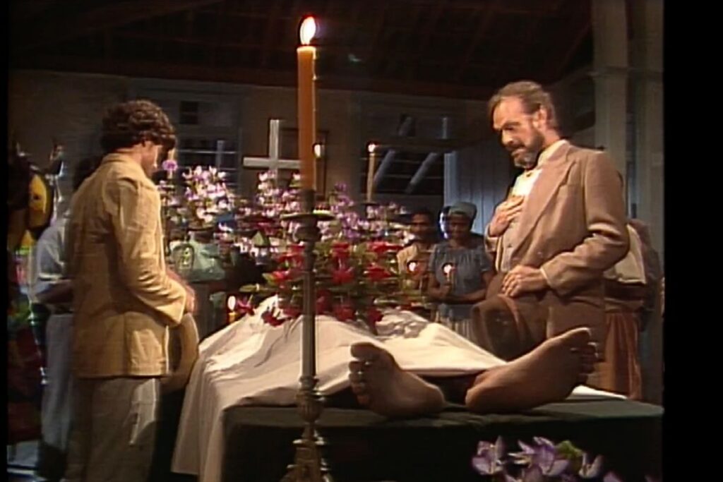 Renascer 1993: Belarmino (José Wilker) no velório de José Inocêncio