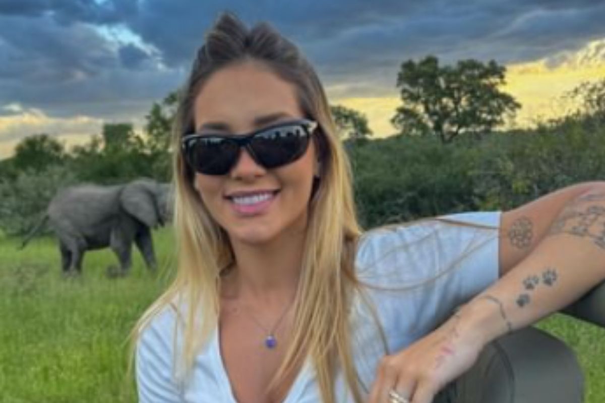 Virginia Fonseca recebe bom dia especial de elefante (Reprodução/Instagram)