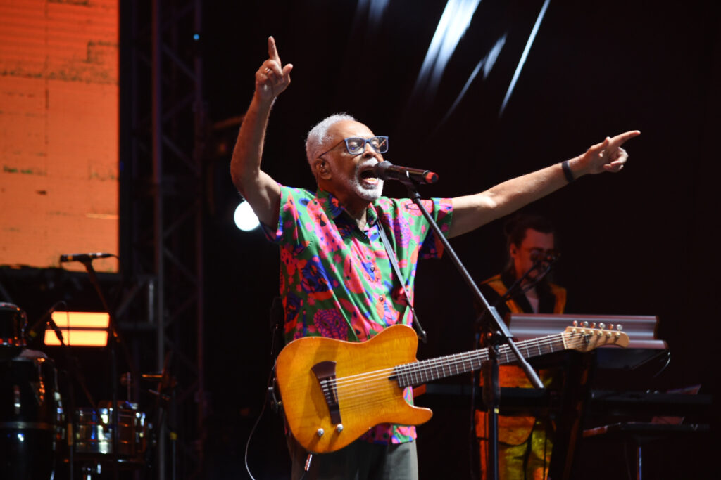 Gilberto Gil na abertura do Carnaval de Recife - Felipe Souto Maior/AgNews