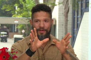 Juninho em seu café da manhã do eliminado