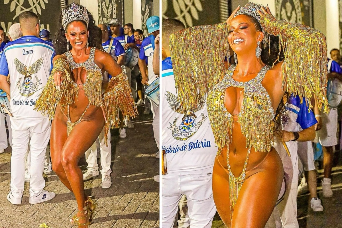 Carnaval SP - Vanessa Alves, rainha da bateria da Águia de Ouro