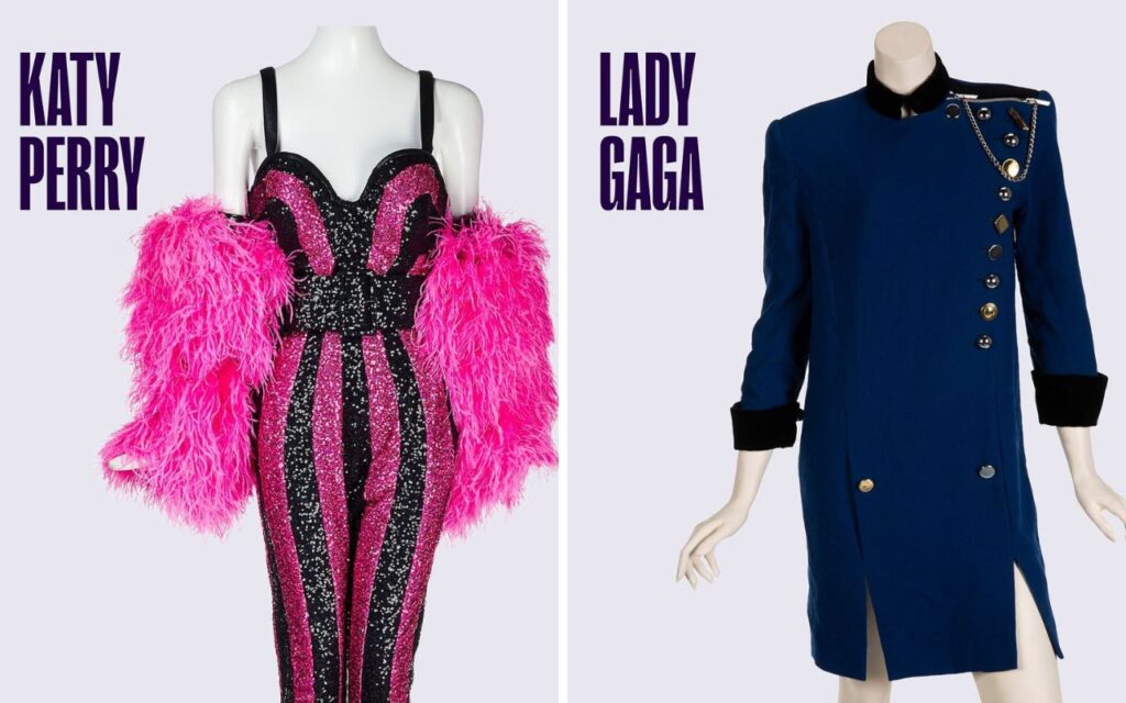 Figurinos de Katy Perry, Lady Gaga e outras estrelas são vendidos em leilão