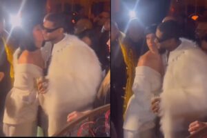 Jennifer beija o marido Usher