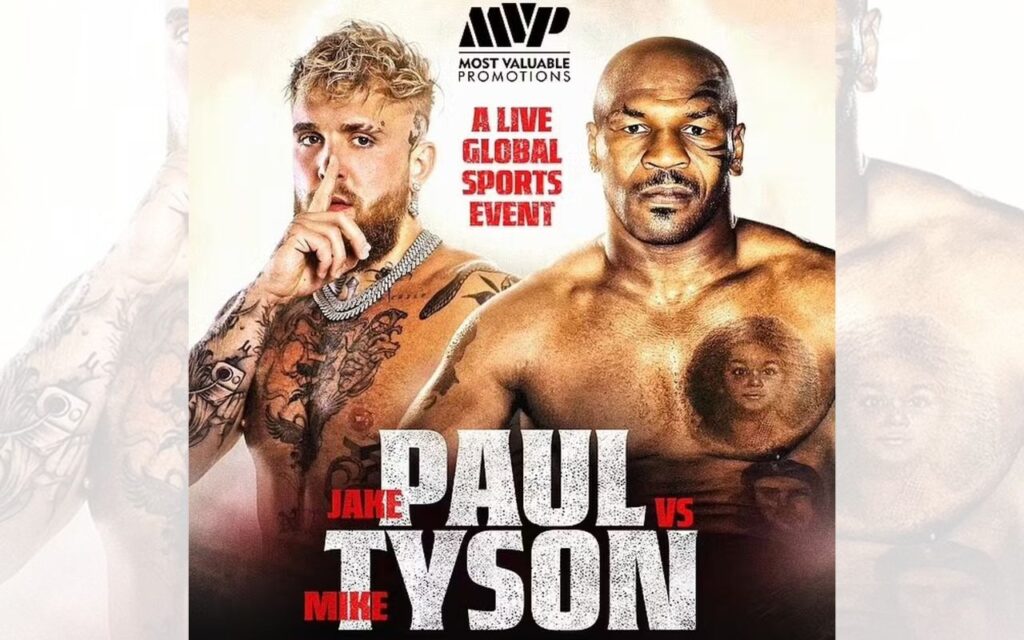 Netflix promove luta Mike Tyson x Jake Paul, em Dallas