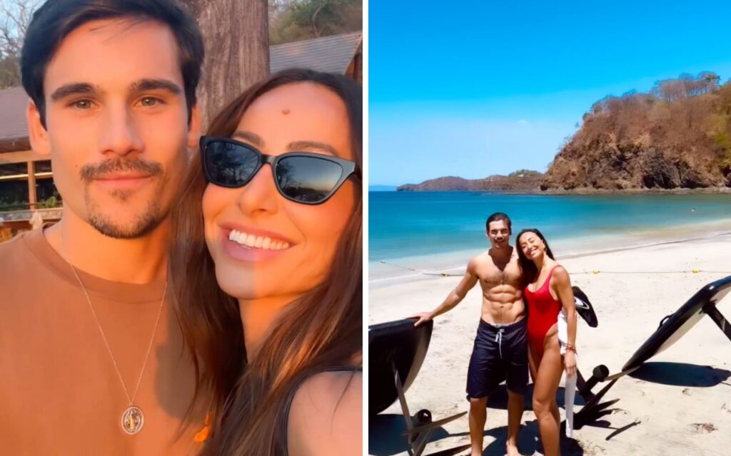 Sabrina Sato e Nicolas Prattes posam abraçadinhos durante viagem paradisíaca - Foto: Instagram