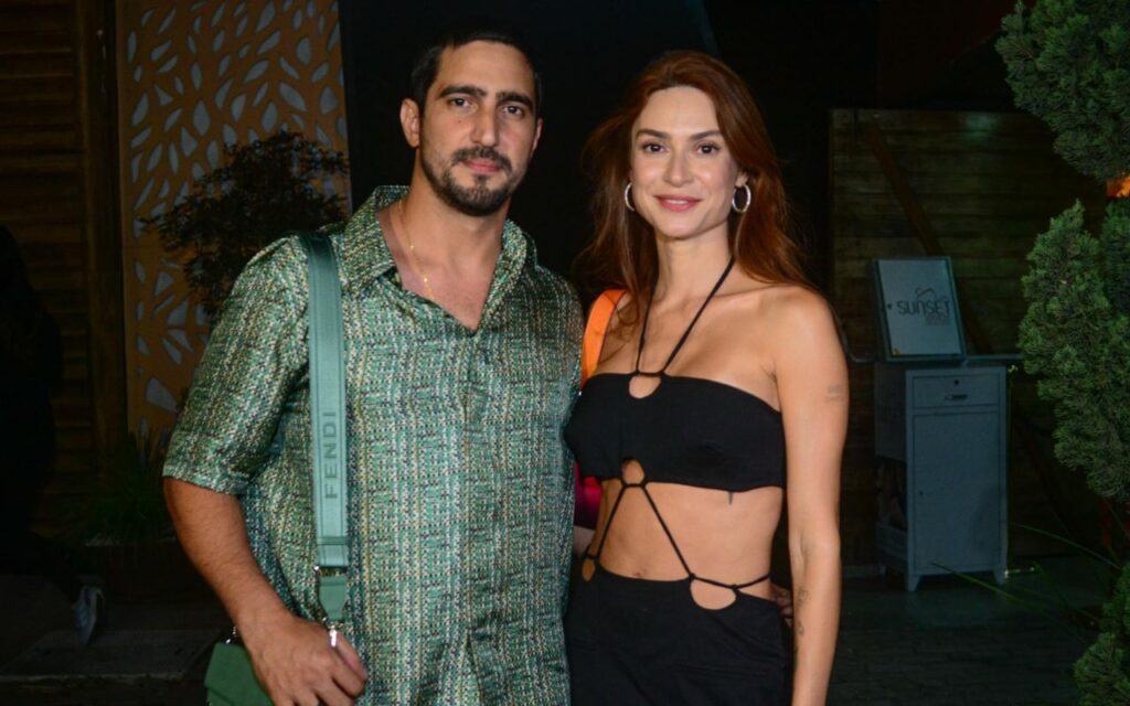 Renato Góes e Thayla Ayala na festa de Família É Tudo, no Rio - Webert Belicio/ 