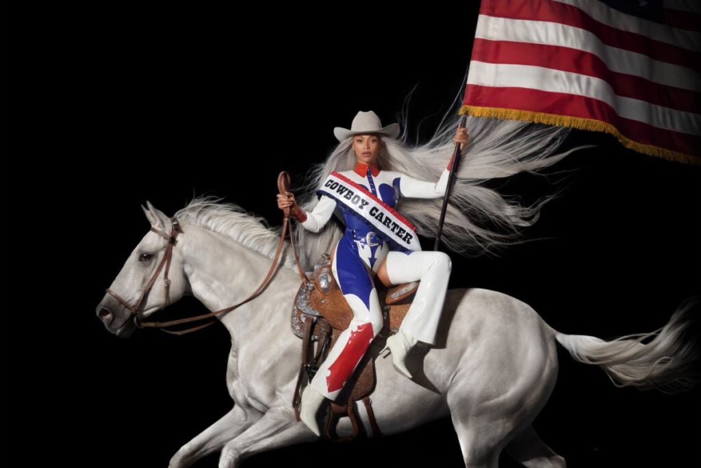 Beyoncé na capa do Cowboy Carter, seu novo álbum