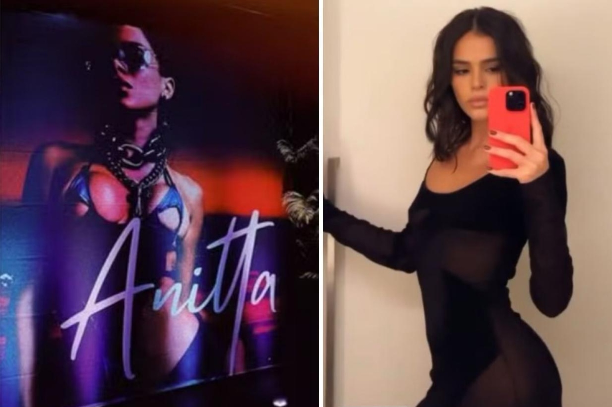 Bruna Marquezine sensualiza na festa de Anitta