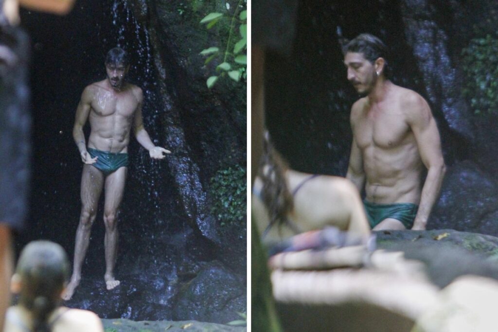 Johnny Massaro em cachoeira no Rio