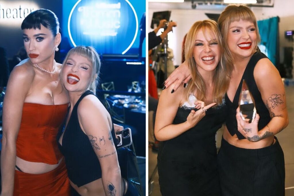 Katy Perry, Kylie Minogue e Luísa Sonza