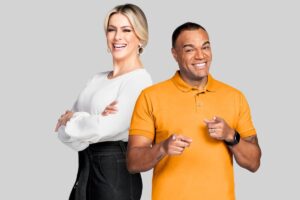 Renata Fan e Denílson