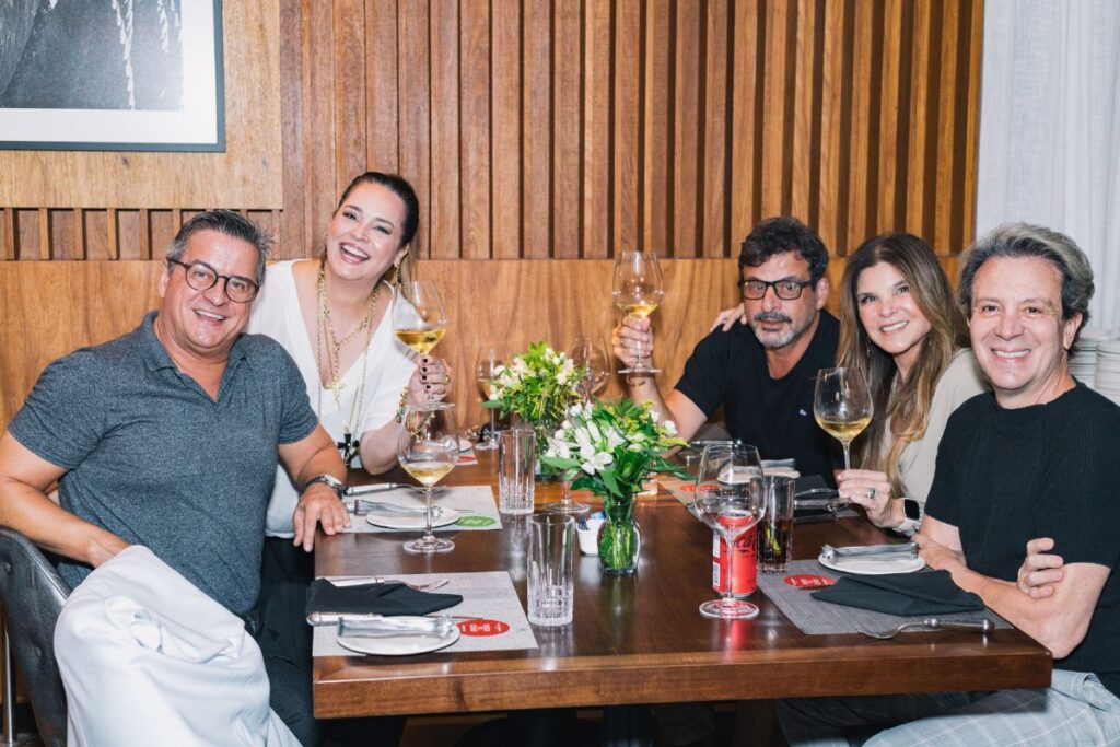 Suzy Rego e o marido Fernando Vieira, Cristiana Oliveira, Eduardo Martini