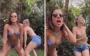 Anitta e Lele Pons dançando – Foto: Reprodução Instagram