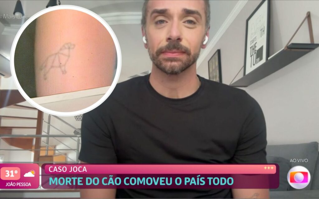 João Fantazzini no ‘Mais Você’ – Foto: Reprodução Globo