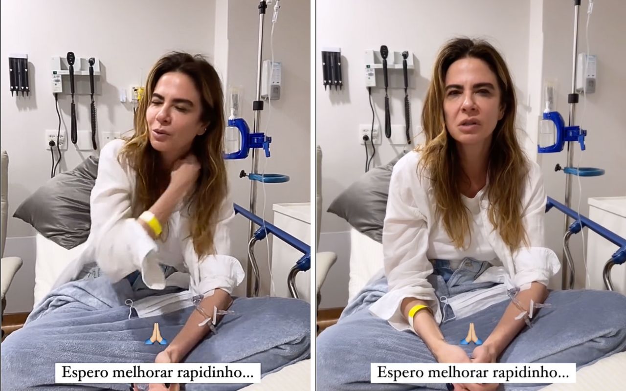 Luciana Gimenez no hospital – Foto: Reprodução Instagram