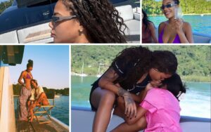 Brunna Gonçalves e Ludmilla em alto mar — Foto: Reprodução/Instagram