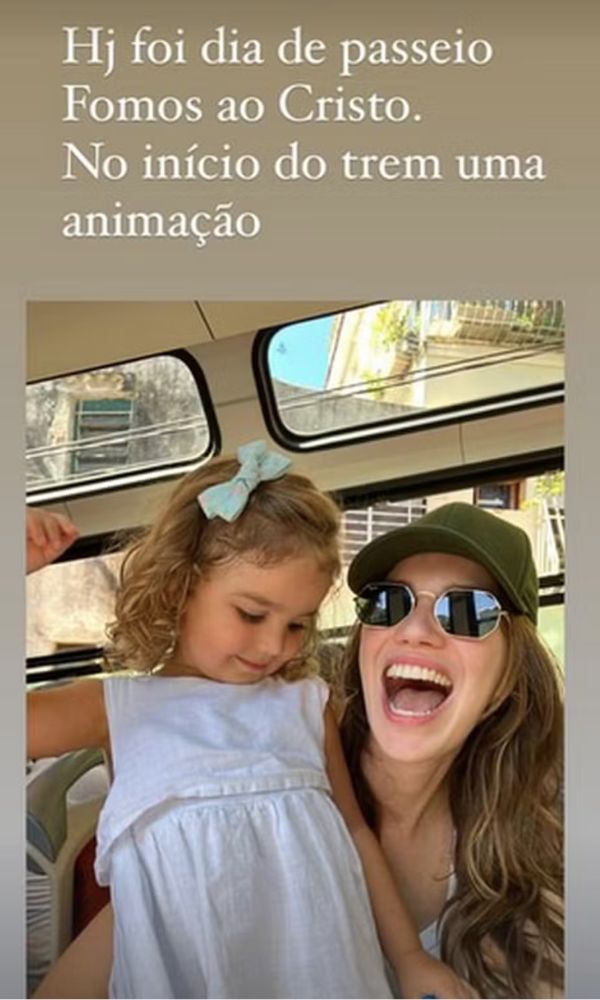 Nathalia Dill e a filha Eva — Foto: Reprodução/Instagram