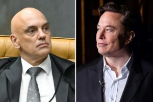 Ministro Alexandre de Moraes e Elon Musk