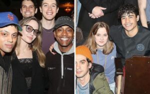 Vivienne Jolie-Pitt, Filha de Angelina e Brad Pitt posa com elenco de The Outsiders – Foto: reprodução Instagram