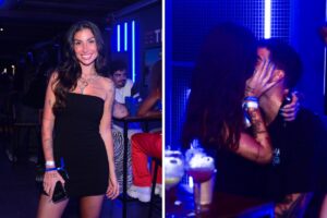 Bianca Andrade beija muito o namorado