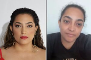 Camila Moura divide opiniões sobre aparição no Mais Você