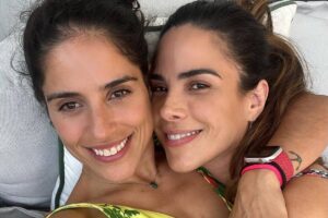 camilla e wanesa camargo posando juntas