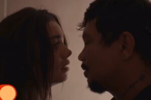 Damião (Xamã) e Eliana (Sophie Charlotte) em Renascer