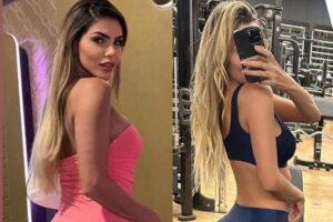 Erika Schneider mostra mudança no corpo