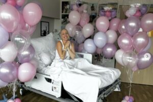 Fabiana Justus comemora transplante de medula óssea