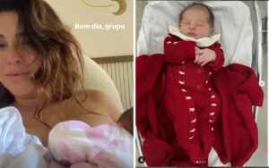 Fernanda Paes Leme amamentando Pilar – Foto: Reprodução Instagram