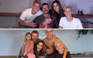 Fernanda Lima, Rodrigo Hilbert e seus três filhos – Foto: Reprodução Instagram