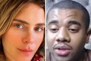 fotomontagem de retratos de carlina dieckmann e davi no bbb 24