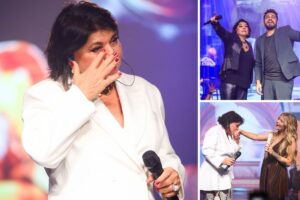 Gravação do DVD de Roberta Miranda, com Luísa Sonza e Gustavo Mioto