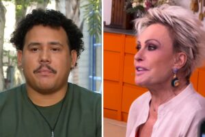 Ana Maria Braga se desculpa com Lucas Henrique