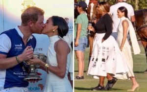 Meghan Markle, Harry e Serena Williams – Foto: Grosby Group
