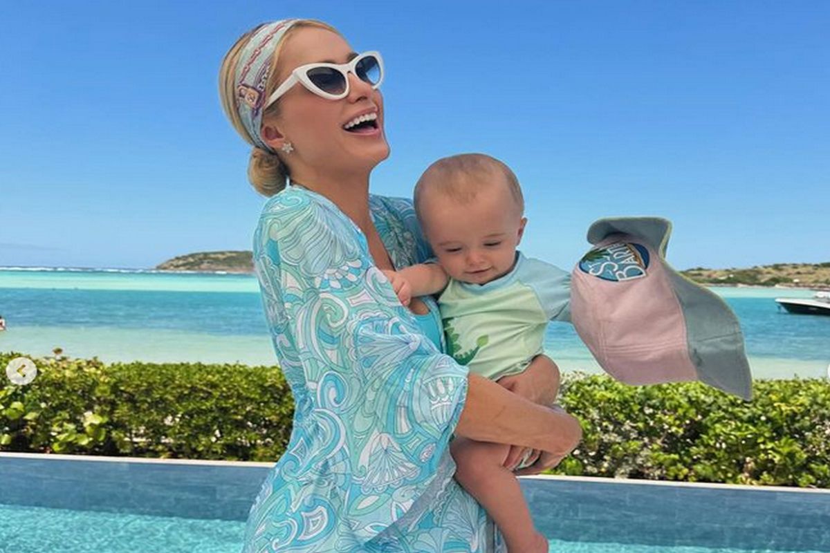 Paris Hilton e o filho Barron