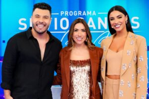 Patricia Abravanel, Murilo Huff e Gabriela Versiani