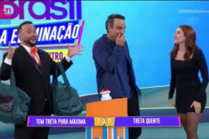 Ed Gama, Tadeu Schmidt e Ana Clara