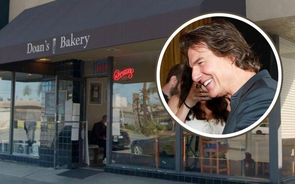 Tom Cruise e a doceira Doan's Bakery