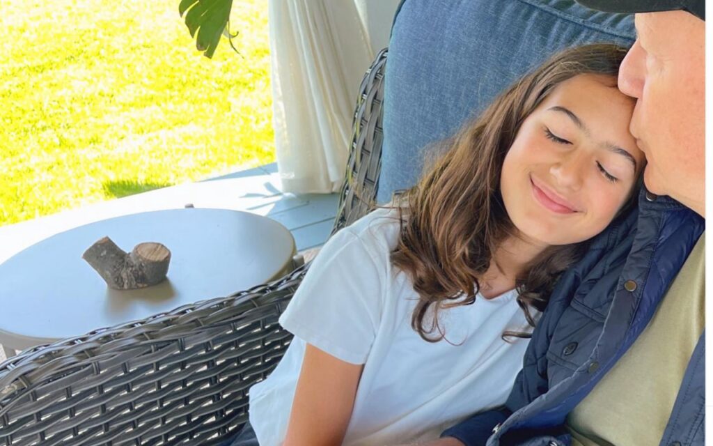 Bruce Willis com a filha – Foto: Reprodução Instagram