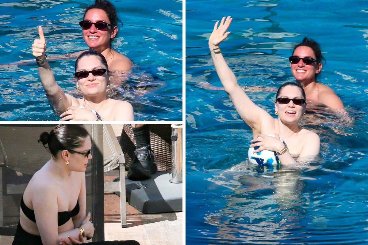 Jessie J na piscina