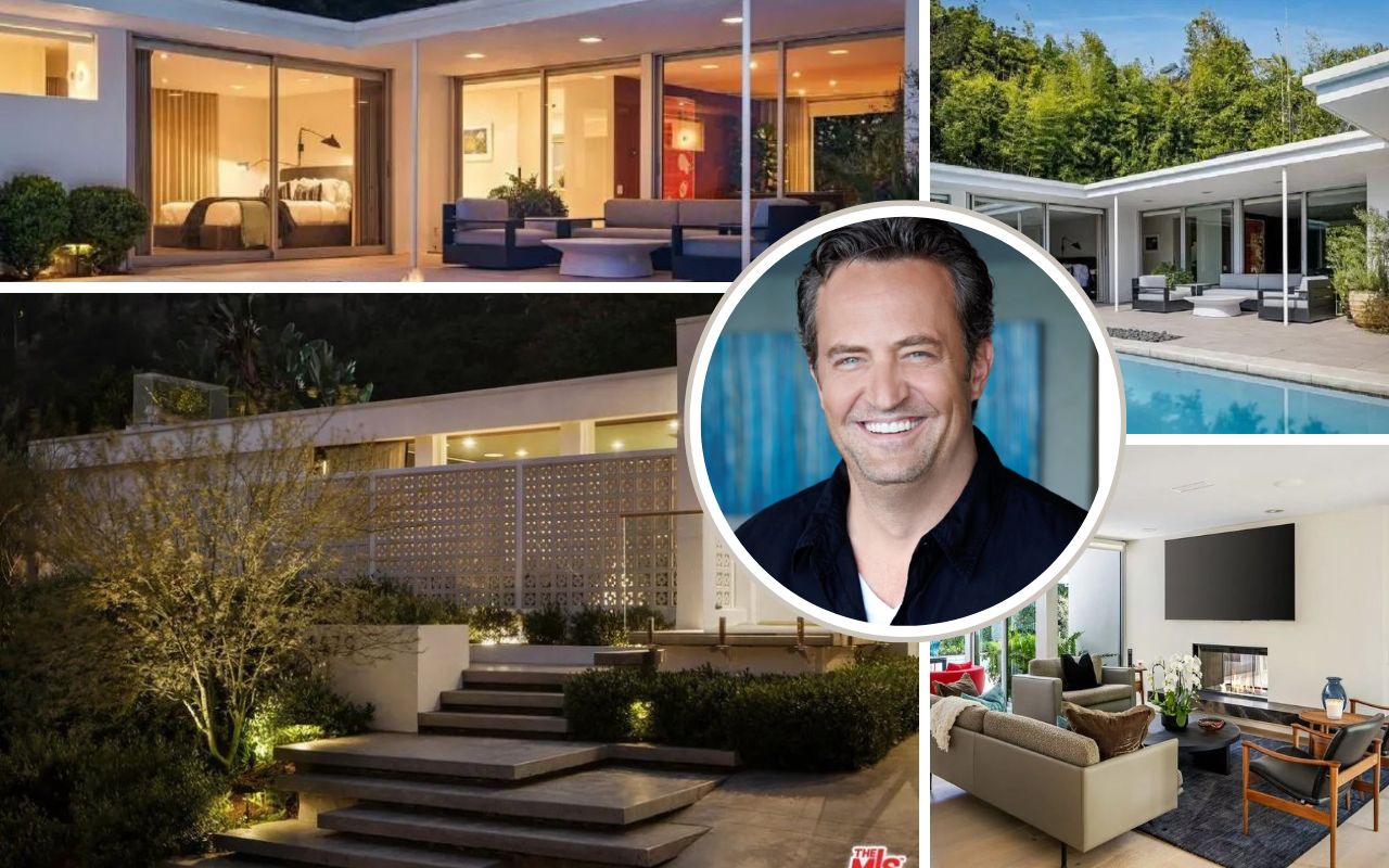 Mansão que Matthew Perry nem chegou a morar, em Hollywood Hills, está à venda