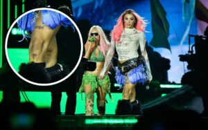 Paulo Vittar leva tombo em show de Karol G - Fotos: Leo Franco / AgNews