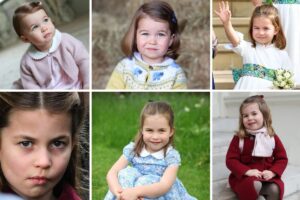 Princesa Charlotte em várias fases